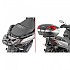 [해외]기비 Monolock/Monokey Yamaha X-Max 125/300&Tricity 300 상단 케이스 후면 장착 9137999989 Black