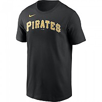 [해외]나이키 MLB Pittsburgh Pirates Wordmark 반팔 티셔츠 138594510 Black