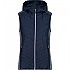 [해외]CMP 조끼 Hybrid Fix Hood 32H2036 4139207725 Black Blue