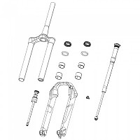 [해외]락샥 Decal Kit Dual Crown 스티커 1137670506 Stealth