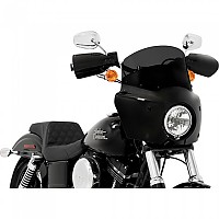 [해외]MEMPHIS 샤드ES Harley Davidson FLHR 1340 Road King 94-97 MEP86610 앞유리 9139382056 Dark Smoke