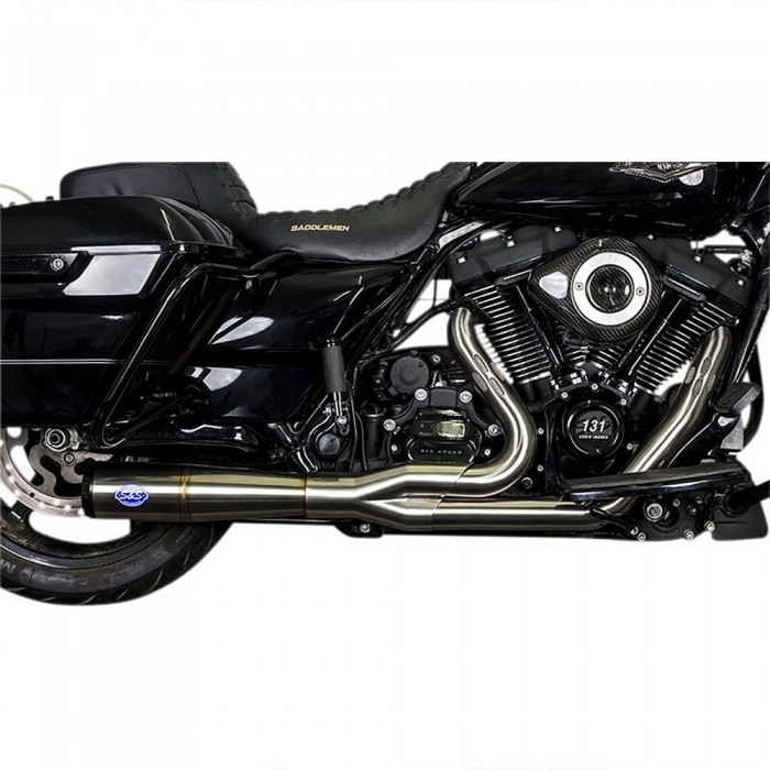 [해외]S&S CYCLE Diamondback Harley Davidson FLHT 1868 ABS Electra Glide Revival 114 21 Ref:550-0999A 전체 라인 시스템 9139389593 Chrome