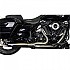 [해외]S&S CYCLE Diamondback Harley Davidson FLHT 1868 ABS Electra Glide Revival 114 21 Ref:550-0999A 비인증된 완전 배기 시스템 9139389593 Chrome