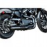 [해외]S&S CYCLE SuperStreet Harley Davidson XL50 1200 50th Anniversary 07 Ref:550-0951 비인증된 완전 배기 시스템 9139389605 Black