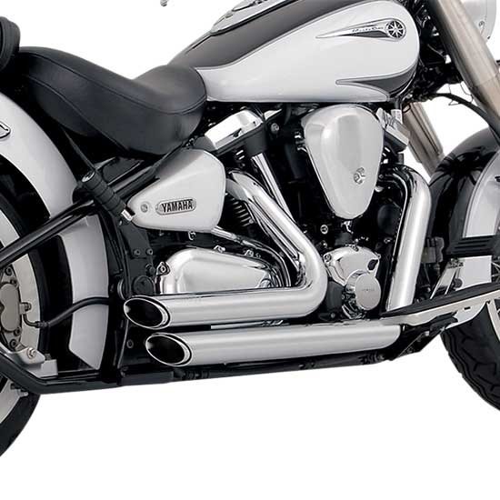 [해외]VANCE + HINES Shortshots Yamaha XV 1600 A Road Star 00-03 Ref:18517 비인증된 완전 배기 시스템 9139389667 Chrome