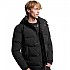 [해외]슈퍼드라이 Everest Hooded Puffer 자켓 139393430 Jet Black