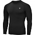 [해외]RDX SPORTS T15 Compression 긴팔 베이스 레이어 4139383962 Black