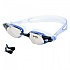 [해외]AQUAWAVE 수영 고글 Petrel 6139344694 Blue / Black / Silver Mirror