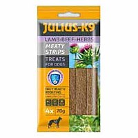 [해외]JULIUS K-9 Snack Strips Lamb And Herbs 70g 4139025938