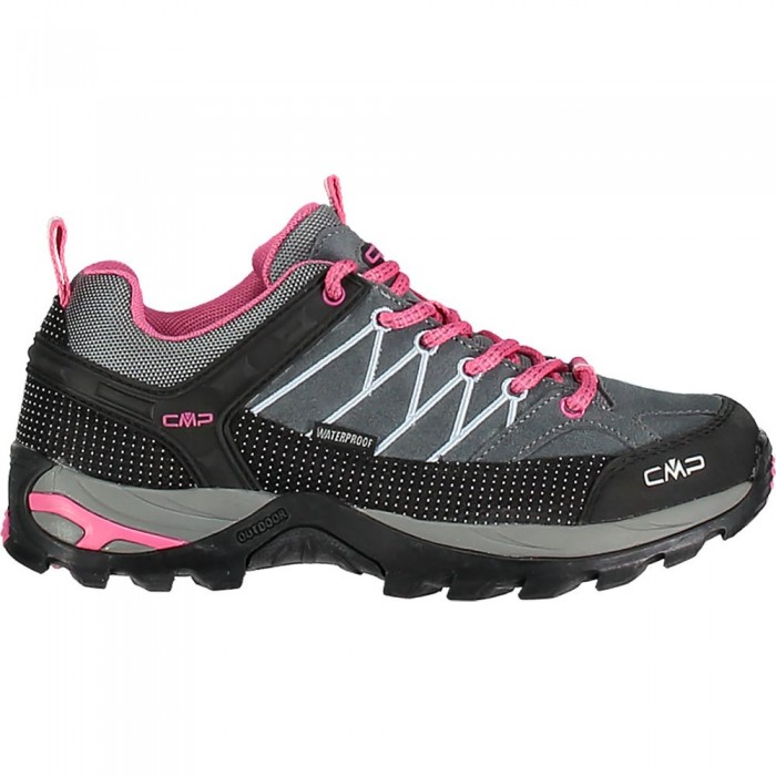 [해외]CMP Rigel Low WP 3Q13246UG 하이킹화 4139194638 Grey / Fuchsia / Ice