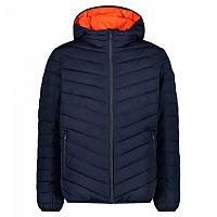 [해외]CMP Fix Hood 32K3337 다운 재킷 4139201758 Black Blue