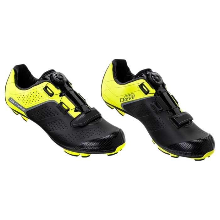 [해외]FORCE Devil Carbon MTB 신발 1139406789 Black / Yellow