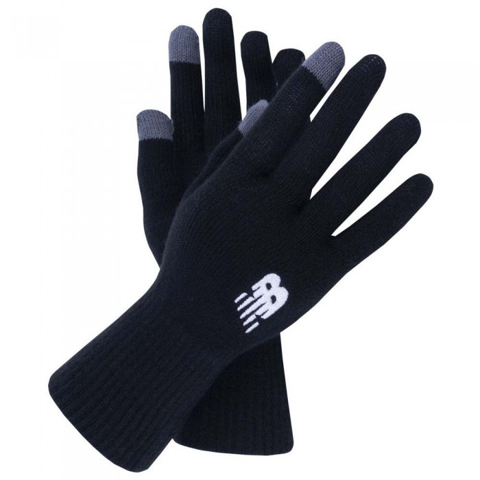 [해외]뉴발란스 Knit Gloves 6139043575 Black
