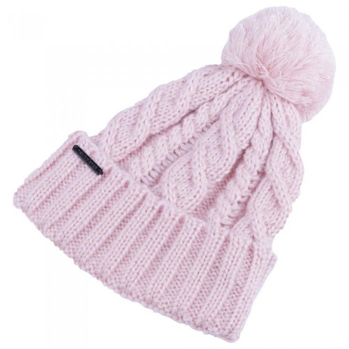 [해외]뉴발란스 Lux Knit Pom Beanie Pink Haze