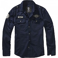 [해외]BRANDIT Luis Vintage Long Sleeve Shirt 9139420839 Navy