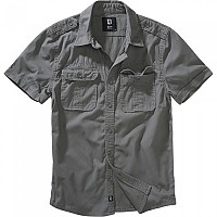 [해외]BRANDIT Vintage Short Sleeve Shirt 9139420921 Charcoal Grey