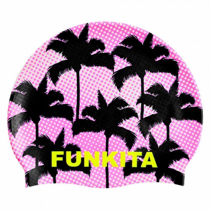 [해외]펑키타 Silicone Pop Palms Swimming Cap 6139374750 Illustration