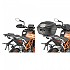 [해외]기비 Monolock 탑 케이스 후면 랙 KTM Duke 125/390 9137999756 Black