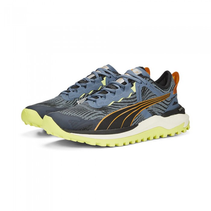 [해외]푸마 Voyage Nitro 2 Trail Running Shoes 6139004525 Blue Wash / Orange Brick / Puma Black