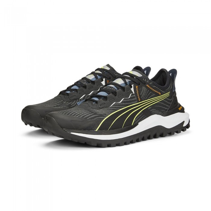 [해외]푸마 Voyage Nitro 2 Trail Running Shoes 6139004527 Puma Black / Light Lime