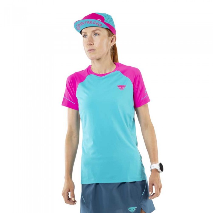 [해외]다이나핏 Alpine 프로 반팔 티셔츠 4139441667 Pink Glo / Ocean