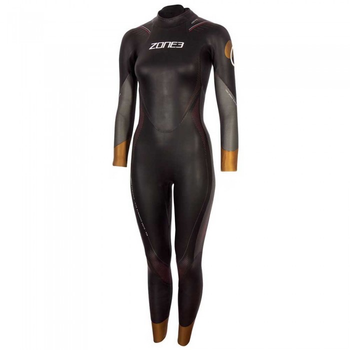 [해외]ZONE3 Thermal Aspire Wetsuit Woman Refurbished 6139462517 Black/Grey/Gold/Red