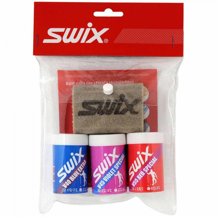 [해외]SWIX 왁스 키트 P19 XC Gunde 5139413017 Red / Blue / Violet