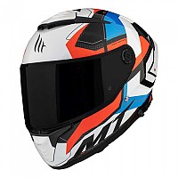 [해외]MT Helmets Thunder 4 SV Valiant A0 Full Face Helmet 9139061616 Gloss Pearl White