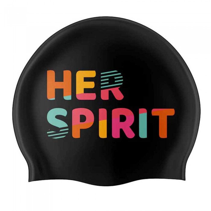 [해외]HUUB Her Spirit Swimming Cap 6139469929 Black / Multi