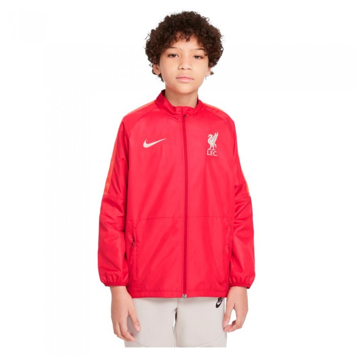 [해외]나이키 Liverpool FC Repel Academy 21/22 Junior Jacket 15138253271 Gym Red / Bright Crimson / Fossil / Fossil
