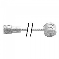 [해외]ELVEDES 1x19 Wires Stainless With V-Nipple 5.5×10 And T-Nipple 7×6 Brake Cable 1139047194 Silver