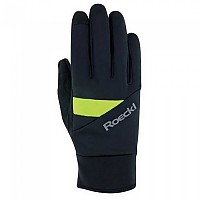 [해외]ROECKL Reichenthal Long Gloves 1138849574 Black / Sulphur Spring