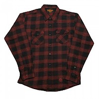 [해외]WEST COAST CHOPPERS Cisco Flannel Long Sleeve Shirt 9139488687 Red / Black