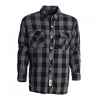 [해외]WEST COAST CHOPPERS Flannel Aramidic Lining Long Sleeve Shirt 9139488713 Grey / Black