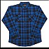 [해외]WEST COAST CHOPPERS 긴 소매 셔츠 La Bomba Herringbone Flannel 9139488734 Blue / Black