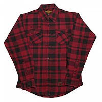 [해외]WEST COAST CHOPPERS La Bomba Herringbone Flannel Long Sleeve Shirt 9139488736 Red / Black