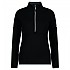 [해외]CMP Sweat 32E0346 하프 지퍼 플리스 4139208123 Black