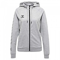 [해외]험멜 Move Grid Cotton 풀지퍼 스웨트셔츠 7139451517 Grey Melange