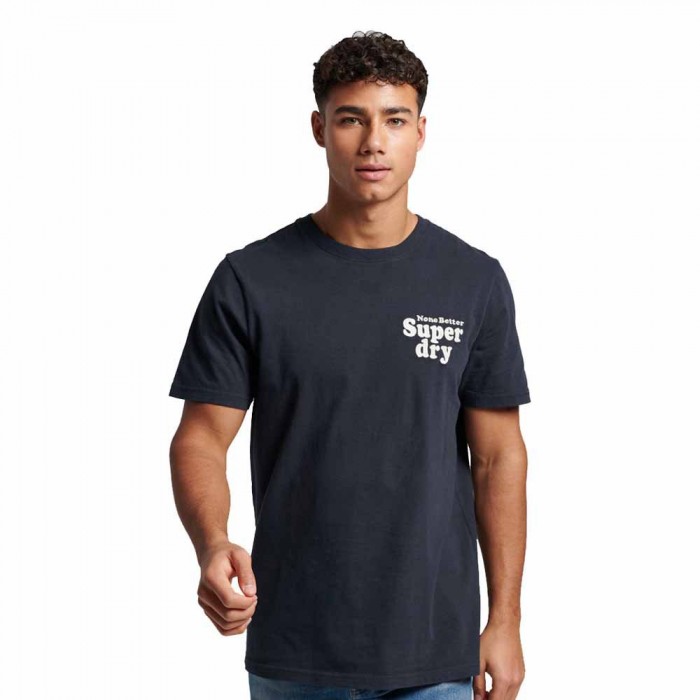 [해외]슈퍼드라이 Vintage Cooper Classic 티셔츠 139498491 Eclipse Navy