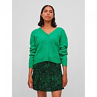 [해외]VILA 롱 가디건 Jamina Oversize 139358077 Kelly Green / Detail Melange