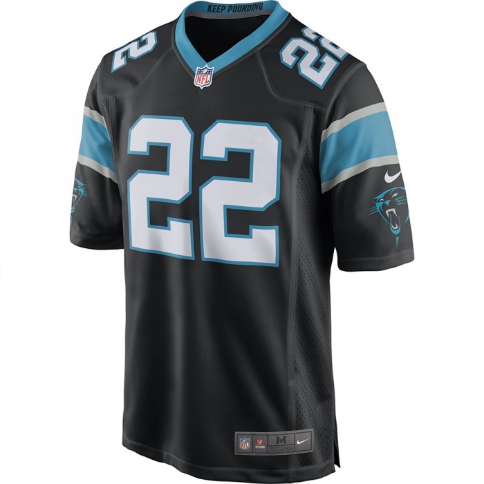 [해외]나이키 NFL Carolina Panthers Game Team Player Short Sleeve V Neck T-Shirt Black