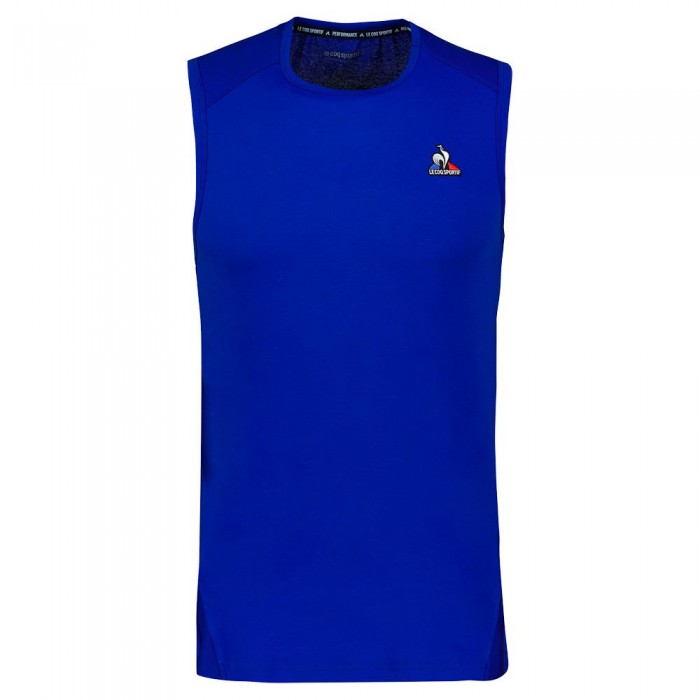 [해외]르꼬끄 Training Perf D?bardeur N°1 Sleeveless T-Shirt Bleu Electro