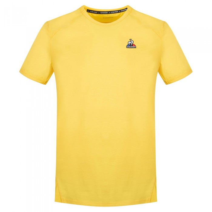 [해외]르꼬끄 Training Perf N°1 Short Sleeve T-Shirt Lemon Zest
