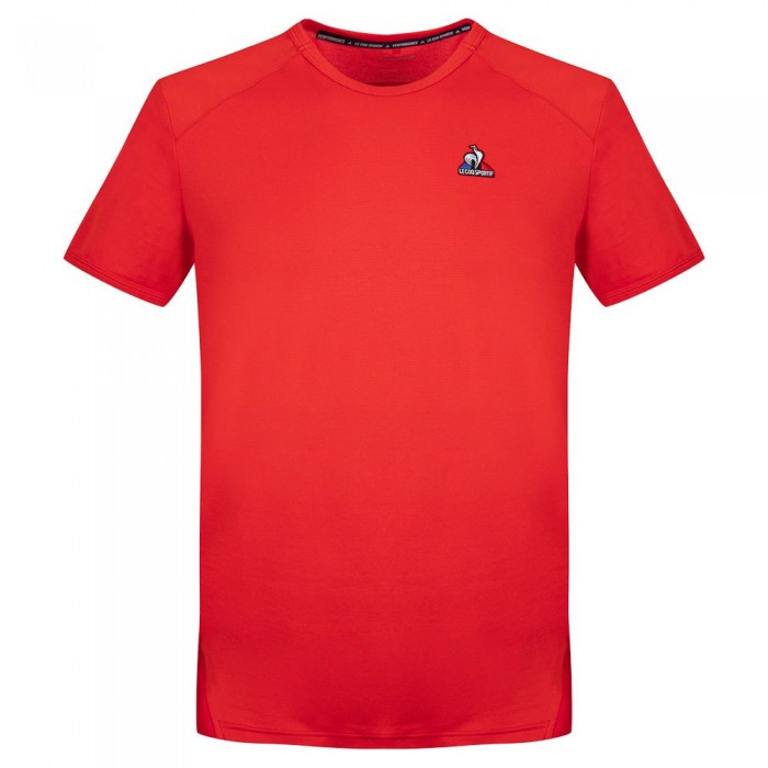 [해외]르꼬끄 Training Perf N°1 Short Sleeve T-Shirt Tech Red