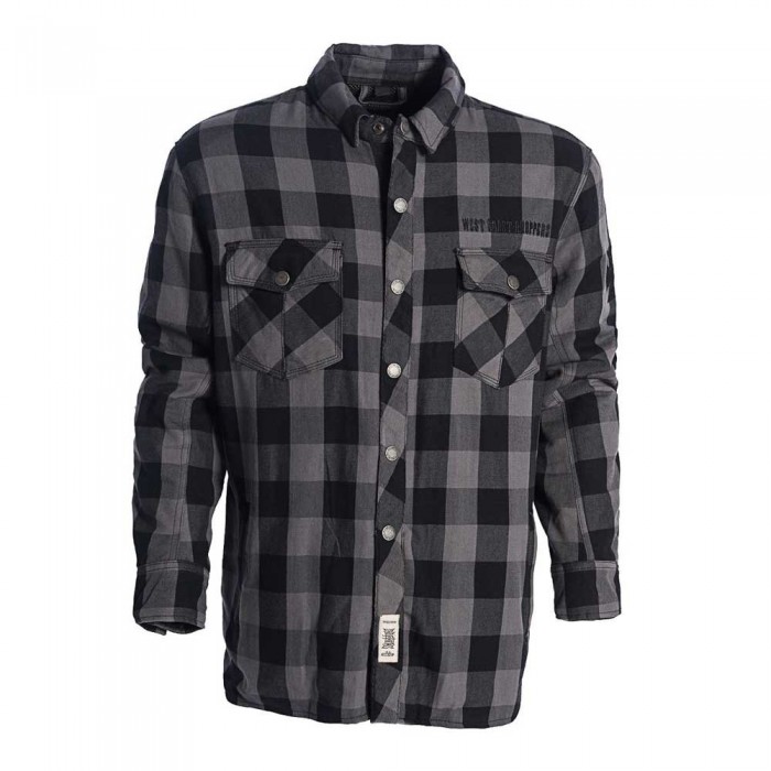 [해외]WEST COAST CHOPPERS Flannel Aramidic lining 긴팔 셔츠 139488713 Grey / Black