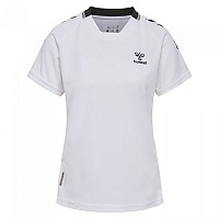 [해외]험멜 Ongrid Poly Short Sleeve T-Shirt 3139475222 White / Forged Iron