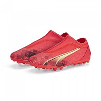 [해외]푸마 Ultra Match Ll MG Football Boots 3139004258 Fiery Coral / Fizzy Light / Puma Black