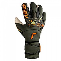 [해외]로이쉬 Attrakt SpeedBump Ortho-Tec Goalkeeper Gloves 3139393551 Desert Green / Shocking Orange