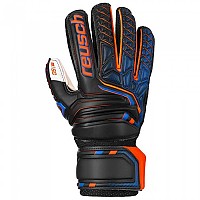 [해외]로이쉬 2.0 Attrakt SG Open Cuff Finger Support Goalkeeper Gloves 3139468582 Black / Shocking Orange