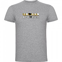 [해외]KRUSKIS Be Different Football 반팔 티셔츠 3139291649 Heather Grey